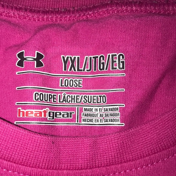 Girls Underarmour short sleeve tee - Picture 2 of 3